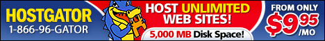 Hostgator hosting ad