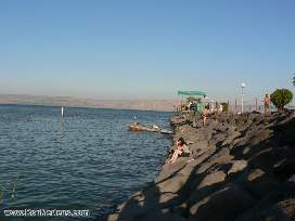The sea of Galilee