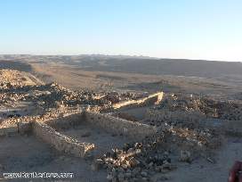 The Nabati fort from above